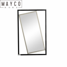 Mayco Modern Metal Framed Decorative Design Accent Wall Mirror for Living Room